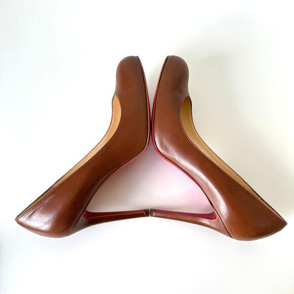 Christian Louboutin Nappa Leather Almond Toe 100mm Heels Pumps 36.5 - Picture 7 of 16